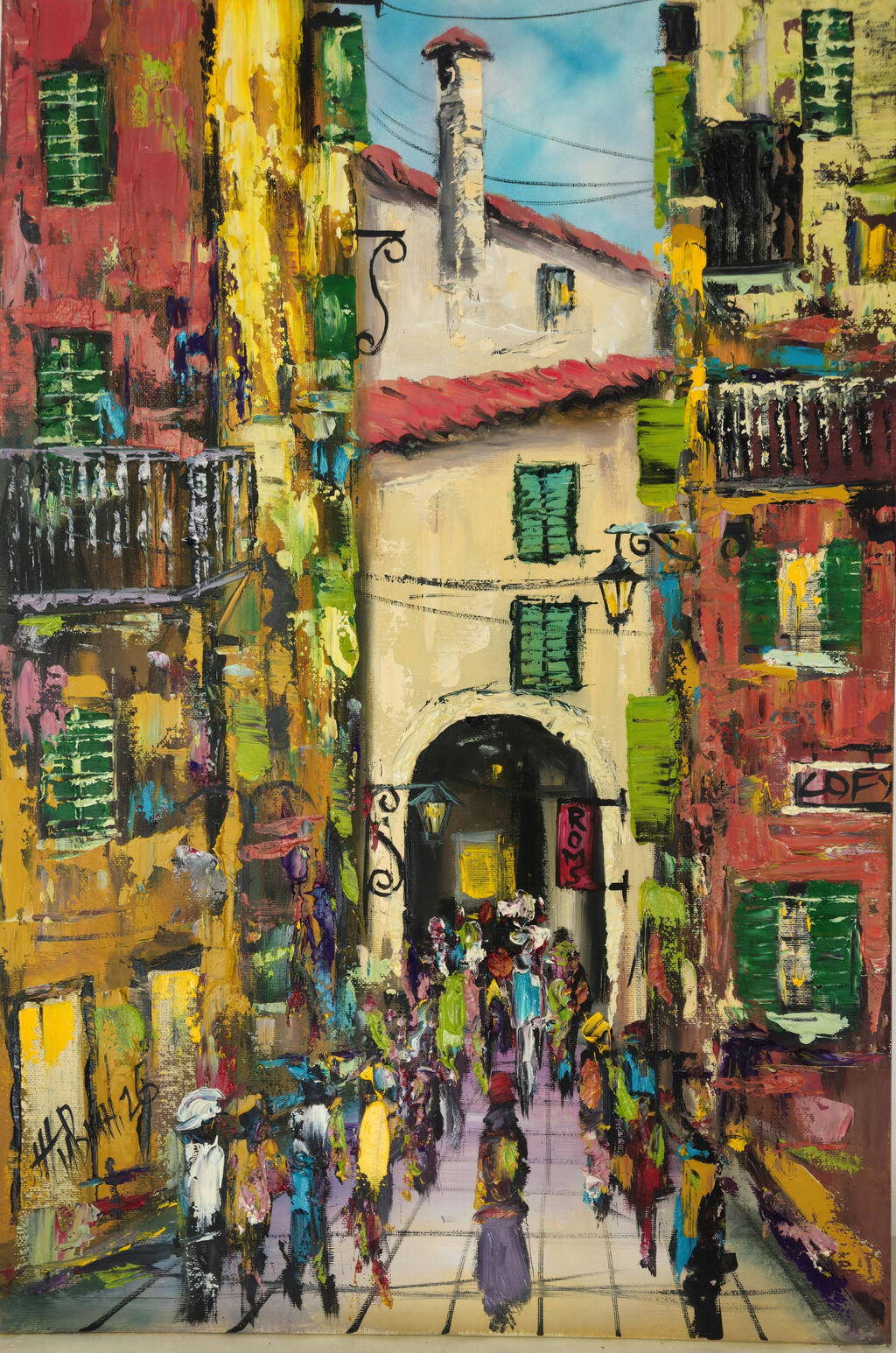 Kotor ulica 3 60x40cm