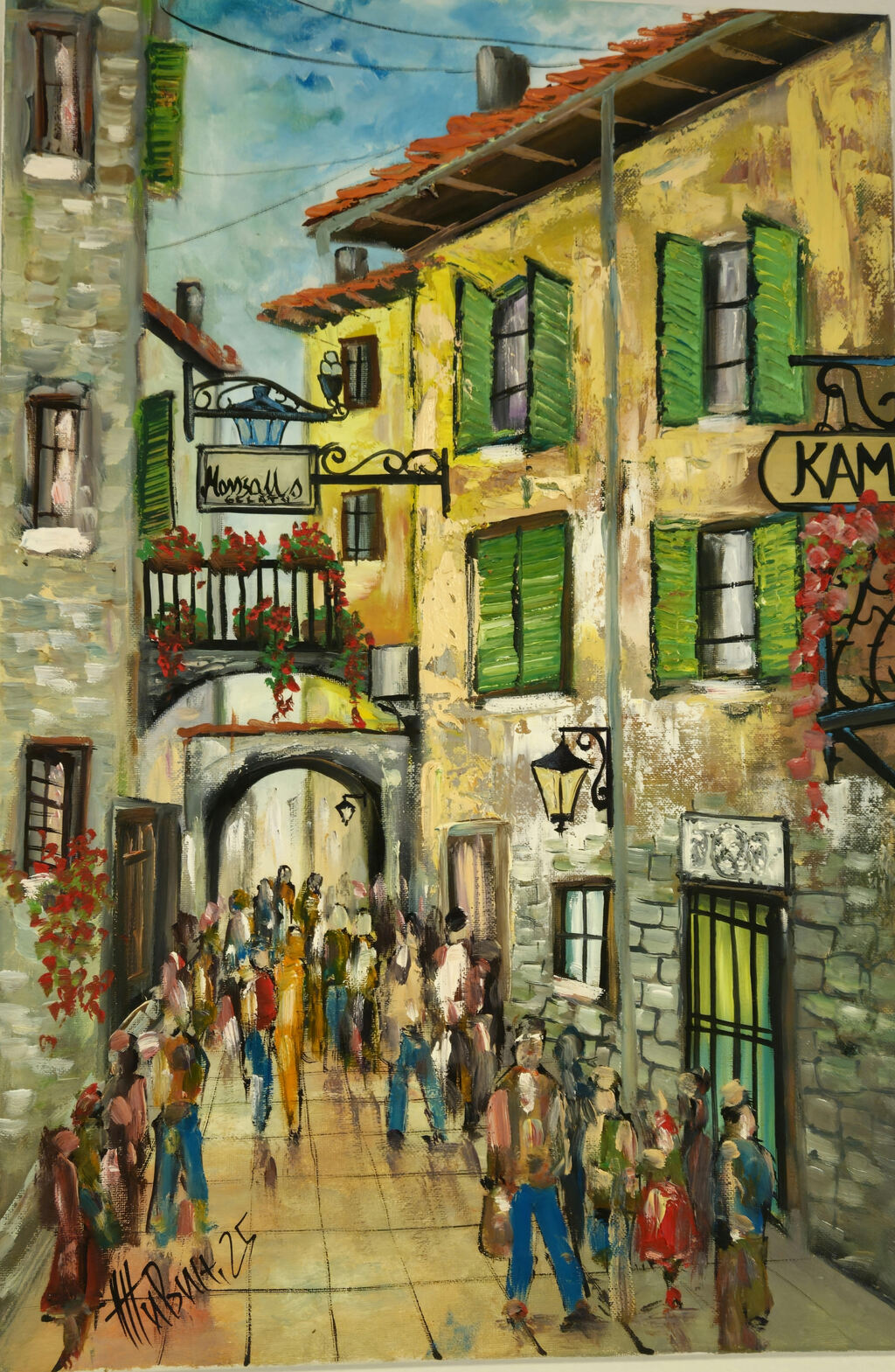 Kotor ulica 2 60x40cm