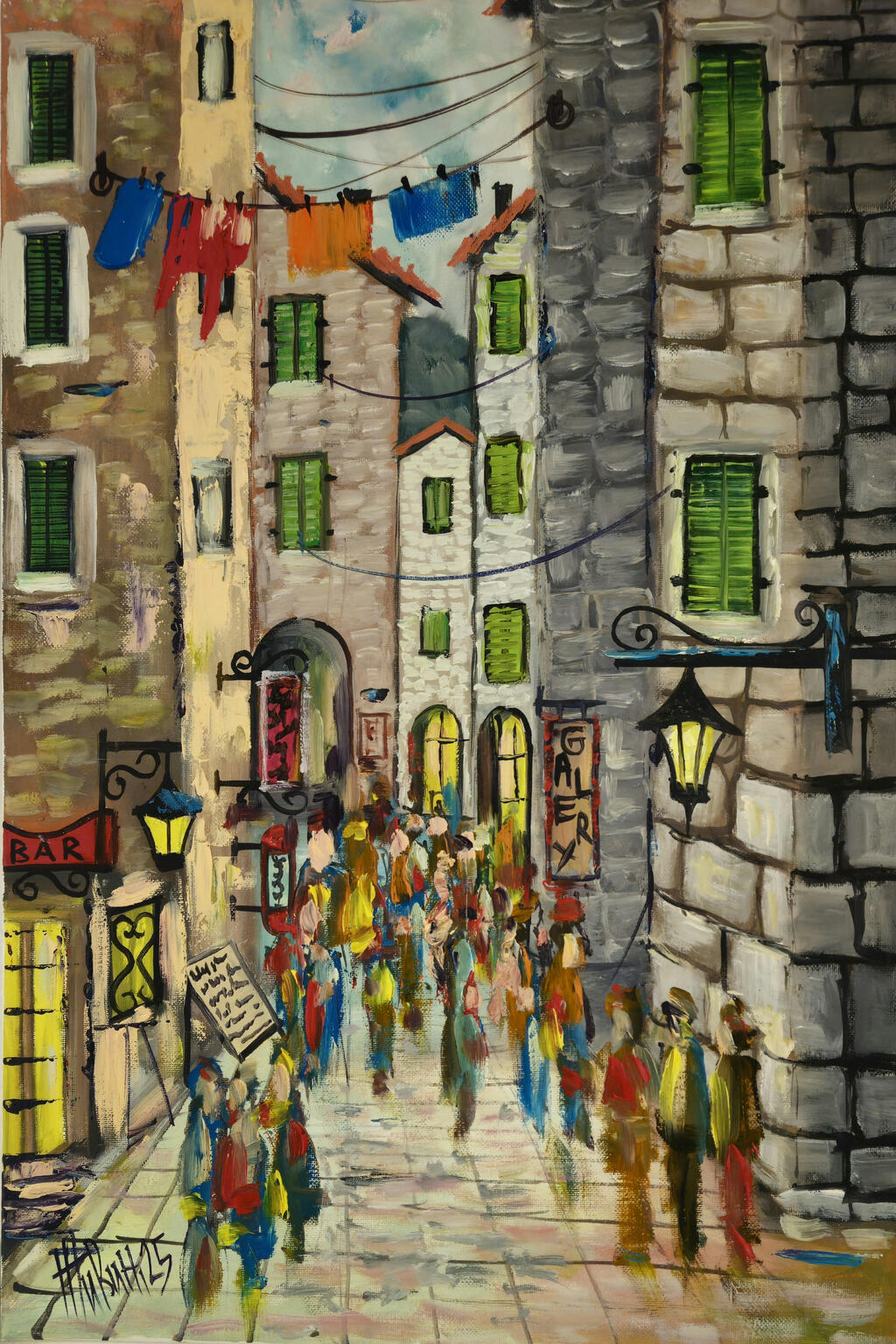 Kotor ulica 60x40cm